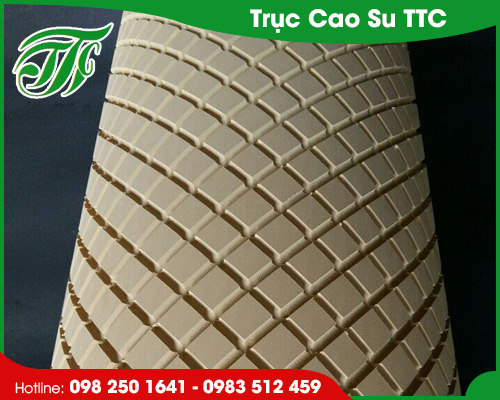 Trục cao su xẻ rãnh